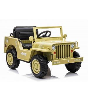 JEEP MILITAR LITTLE ARENA 12V, 1 PLAZA, RUEDAS EVA, 4 MOTORES, MANDO RC -  INDA228-LEG6950846